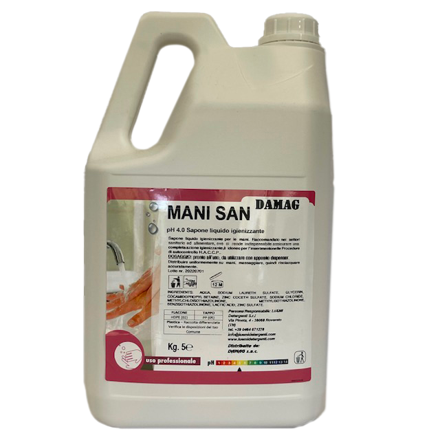 Sapone Igienizzante mani MANISAN 5KG - Detergenza Professionale
